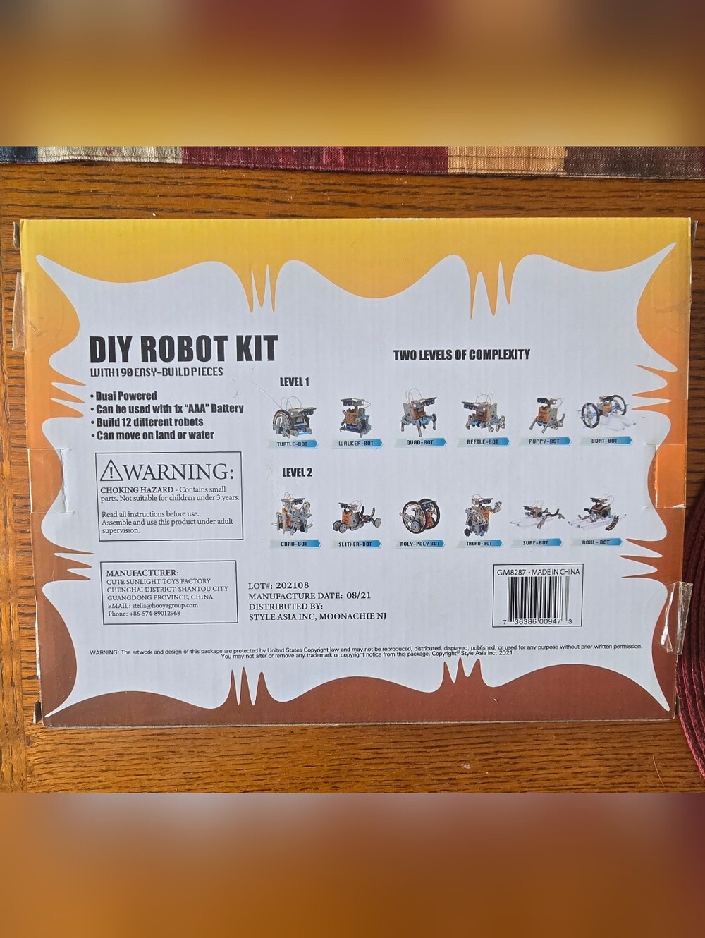 STEM Educational Dual-Powered Robot Kit - Picture 2 of 2
